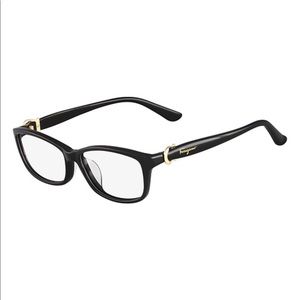 Salvatore Ferragamo Black Glasses Frames